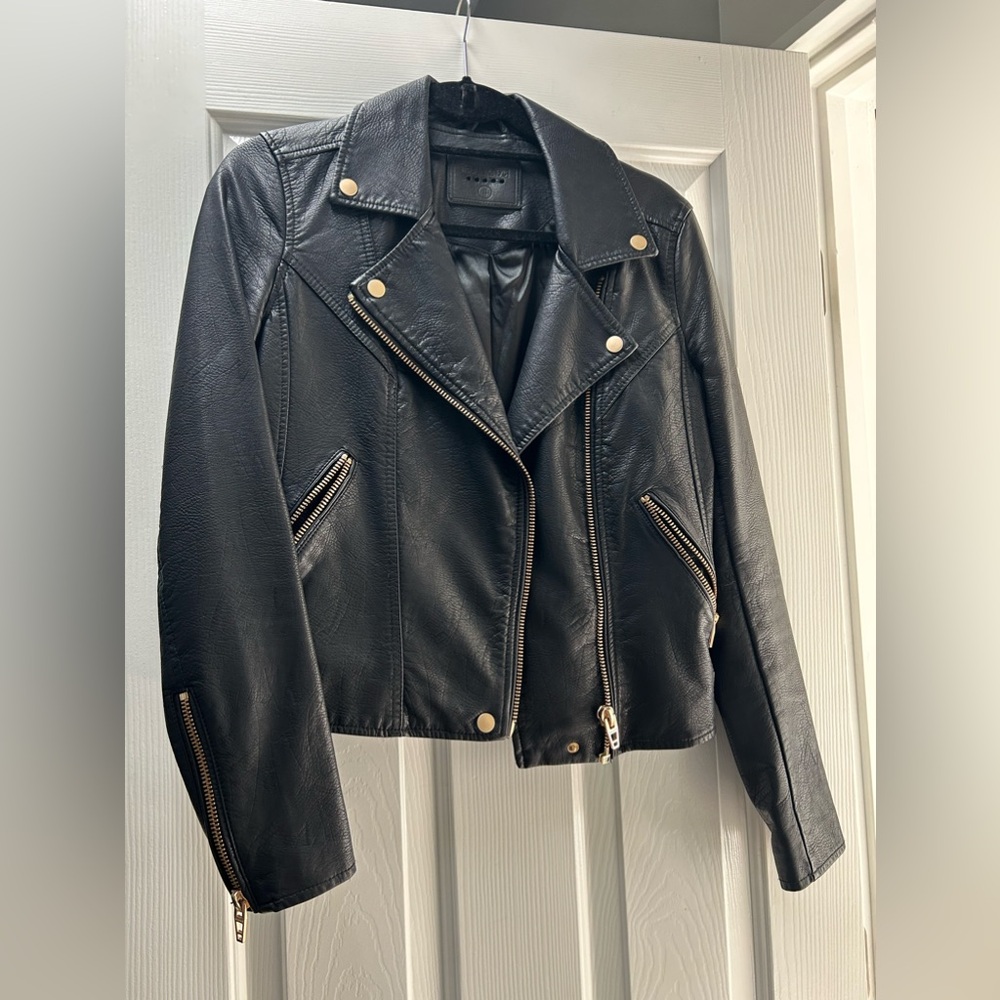 BLANKNYC faux leather jacket size small